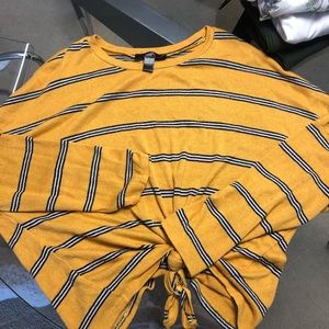 Yellow striped Urban heritage top